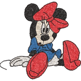 Minnie Mouse- Pack of 20 Designs - Embroidery Design - FineryEmbroidery